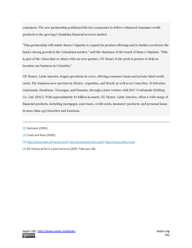 Fundamentals of Global Strategy - Page 192